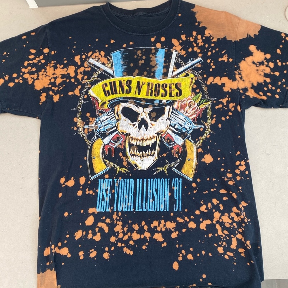 Vintage Guns N' Roses Use Your Illusion 1991 Tour T Shirt